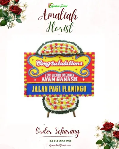 Bunga Papan Congratulation di Pela Mampang